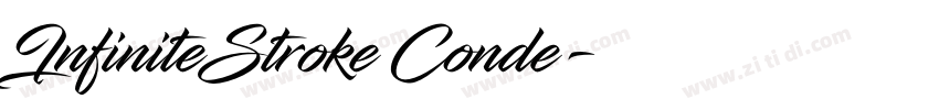 InfiniteStroke Conde字体转换